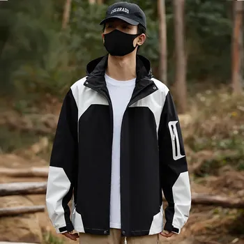 Pánská softshellová bunda Pánská bunda ND224 Barva: Černo-Bílá, Velikost: 3XL