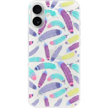 Odolné silikonové pouzdro iSaprio - Feather Pattern 01 - iPhone 16 Plus