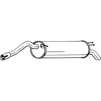 Tlumič výfuku Zadní tlumič výfuku BOSAL 148-347