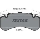 Sada brzdových destiček, kotoučová brzda TEXTAR 2484701