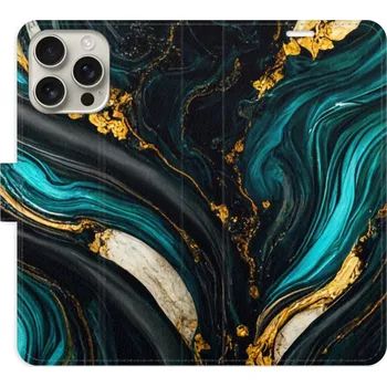 Pouzdro na mobilní telefon Flipové pouzdro iSaprio - Dark Paint - iPhone 16 Pro Max