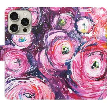 Pouzdro na mobilní telefon Flipové pouzdro iSaprio - Retro Paint 02 - iPhone 16 Pro