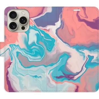 Pouzdro na mobilní telefon Flipové pouzdro iSaprio - Abstract Paint 06 - iPhone 16 Pro
