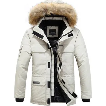 Pánská zimní bunda ND818 Barva: Béžová, Velikost: 5XL