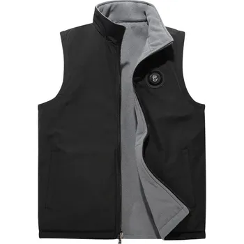 Pánská softshellová bunda Pánská vesta DIMU240 Barva: Šedá, Velikost: 3XL