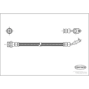 Brzdová hadice Brzdová hadice CORTECO 19032579