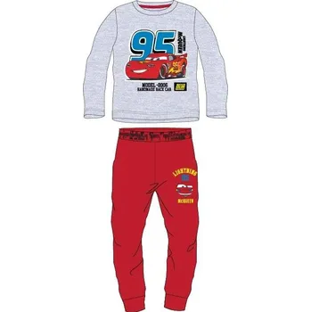 Chlapecké pyžamo DOVOZ EU Chlapecké pyžamo Disney Cars červenošedé Velikost: 128