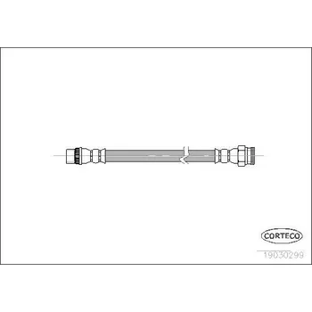Brzdová hadice Brzdová hadice CORTECO 19030299