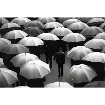 Plakát Plakát Samota v davu bez rámu 91,5 x 61 cm