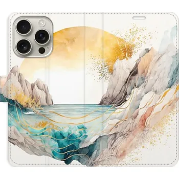 Pouzdro na mobilní telefon Flipové pouzdro iSaprio - Winter in the Mountains - iPhone 16 Pro