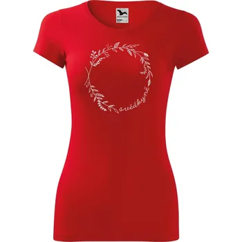 Dámské tričko DOBRÝ TRIKO Dámské tričko Svědkyně kruh Velikost: 2XL, Barva: Červená