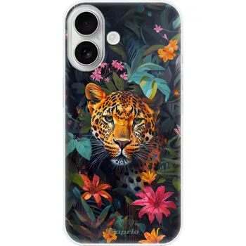 Odolné silikonové pouzdro iSaprio - Flower Jaguar - iPhone 16