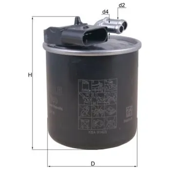 Palivový filtr Palivový filtr KNECHT KL 950