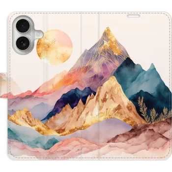 Pouzdro na mobilní telefon Flipové pouzdro iSaprio - Beautiful Mountains - iPhone 16