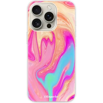 Pouzdro na mobilní telefon Odolné silikonové pouzdro iSaprio - Orange Liquid - iPhone 16 Pro