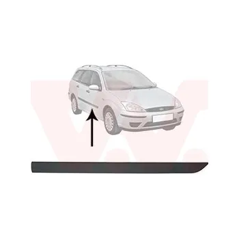 Lišta karosérie Ozdobná / ochranná lišta, dveře VAN WEZEL 1858424