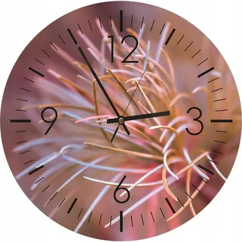 Hodiny Nástěnné hodiny KULATÝ Foto-obraz 40cm jehličí vánočního stromku