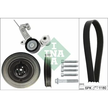 Sada žebrovaných klínových řemenů Schaeffler INA 529 0374 21