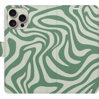 Pouzdro na mobilní telefon Flipové pouzdro iSaprio - Zebra Green 02 - iPhone 16 Pro Max
