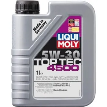 Motorový olej Liqui Moly 3724 TOP TEC 4500 5W-30, 1L