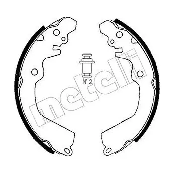 Brzdová čelist Sada brzdových čelistí METELLI 53-0257