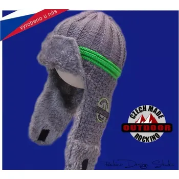 Čepice High-end chlapecká čepice ROCKINO šedá 50