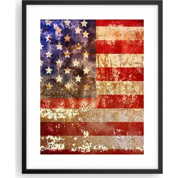 Obraz Foto obraz, plakát na zeď v černém rámu 40x50 amerika plakáty do obýváku