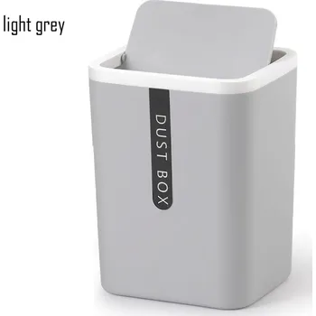 Odpadkový koš Mini odpadkový koš na stůl - Světle šedá