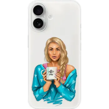 Telefonní příslušenství Odolné silikonové pouzdro iSaprio - Coffe Now - Blond - iPhone 16