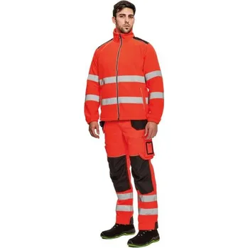 pracovní bunda KNOXFIELD HV fleece bunda oranžová XXL