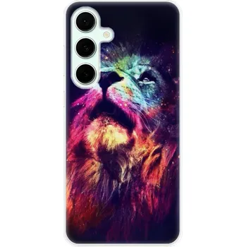 Pouzdro na mobilní telefon Odolné silikonové pouzdro iSaprio - Lion in Colors - Samsung Galaxy S24 FE