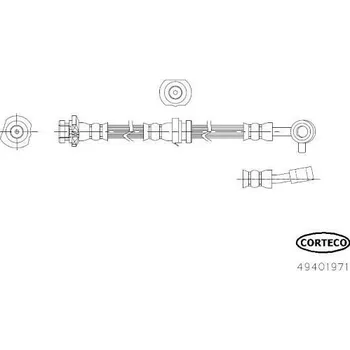 Brzdová hadice Brzdová hadice CORTECO 49401971