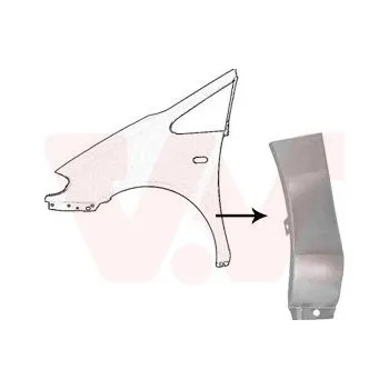 Blatník karosérie Blatník VAN WEZEL 5878155