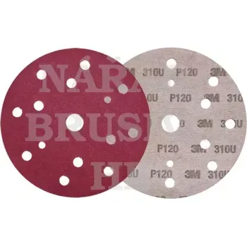 Brusný kotouč 3M Brusný papír 150/15 P 100 HOOKIT 310U na suchý zip 0