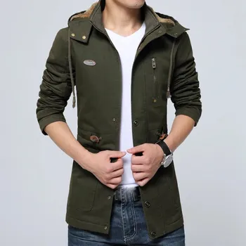 Pánský kabát Pánská zimní bunda ND819 Barva: Zelená, Velikost: 5XL