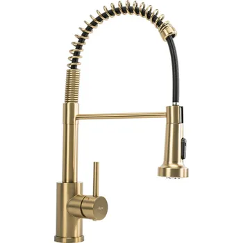 Vodovodní baterie REA Colin kuchyňská baterie, kartáčová zlatá REA-B4821