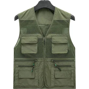 Pánská bunda Pánská vesta DIMU241 Barva: Zelená, Velikost: 3XL