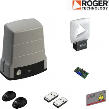 Pohon brány ROGER TECHNOLOGY ROGER H30/645 POHON PRO POSUVNOU BRÁNU DO 600KG, FOTOBUŇKY, 2X DÁLKOVÝ OVLADAČ
