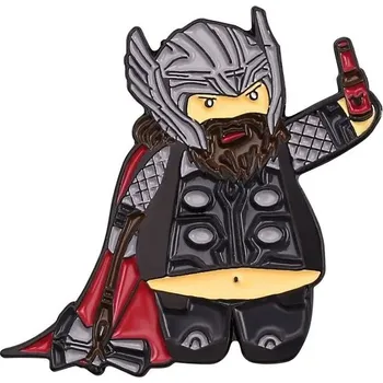 Vánoce Spiderman smaltovaný odznak pro kluky | vánoční dárek, originální doplněk - 2-350853