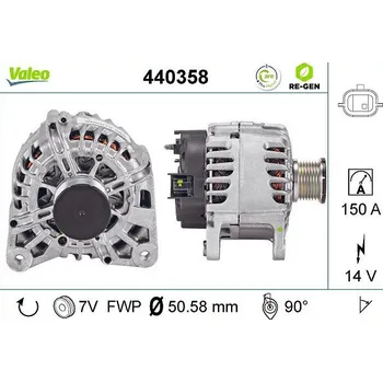 Alternátor Generátor VALEO 440358