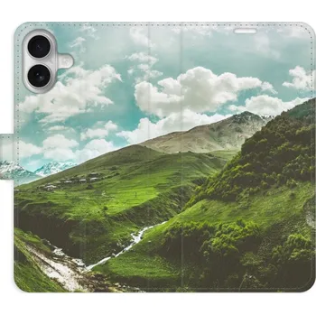 Pouzdro na mobilní telefon Flipové pouzdro iSaprio - Mountain Valley - iPhone 16 Plus