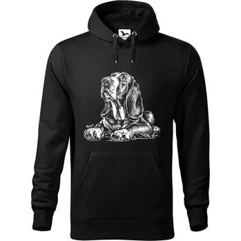 Dámská mikina Mikina - Baset Barva: Černá (01), Velikost: XXL, Střih: Pánské