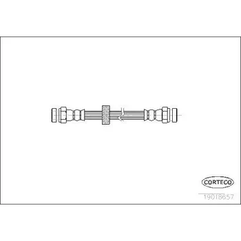 Brzdová hadice Brzdová hadice CORTECO 19018657