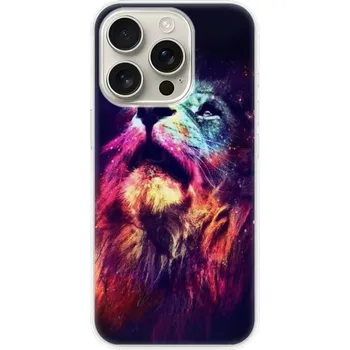 Odolné silikonové pouzdro iSaprio - Lion in Colors - iPhone 16 Pro