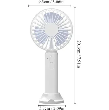 Domácí ventilátor Přenosný stolní multifunkční ventilátor usb | Elektrické větráky | Stolní větráky - 1ks bílý