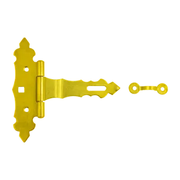 pant ZBZ 100 Ozdobný vratový pant se zámkem 100x35x130x2,0 žlutý