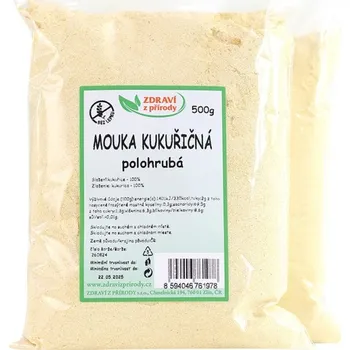 Mouka IPJ NATUR s.r.o. Mouka kukuřičná polohrubá 500g ZP bez lepku 2962