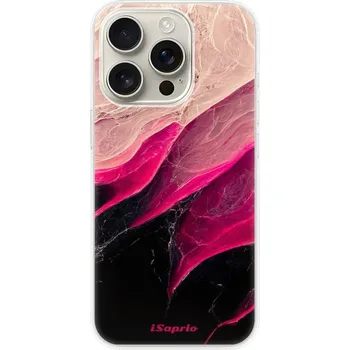Odolné silikonové pouzdro iSaprio - Black and Pink - iPhone 16 Pro