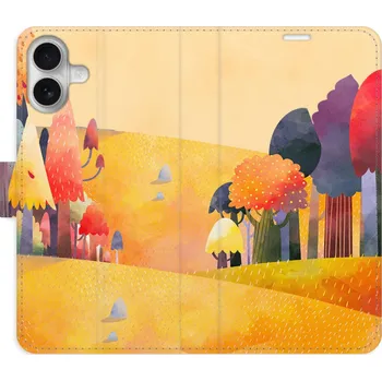 Pouzdro na mobilní telefon Flipové pouzdro iSaprio - Autumn Forest - iPhone 16 Plus