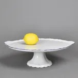 G.Benedikt 1882, Karlovy Vary Talíř dortový na noze 33 cm Verona Valbella modrá D9417